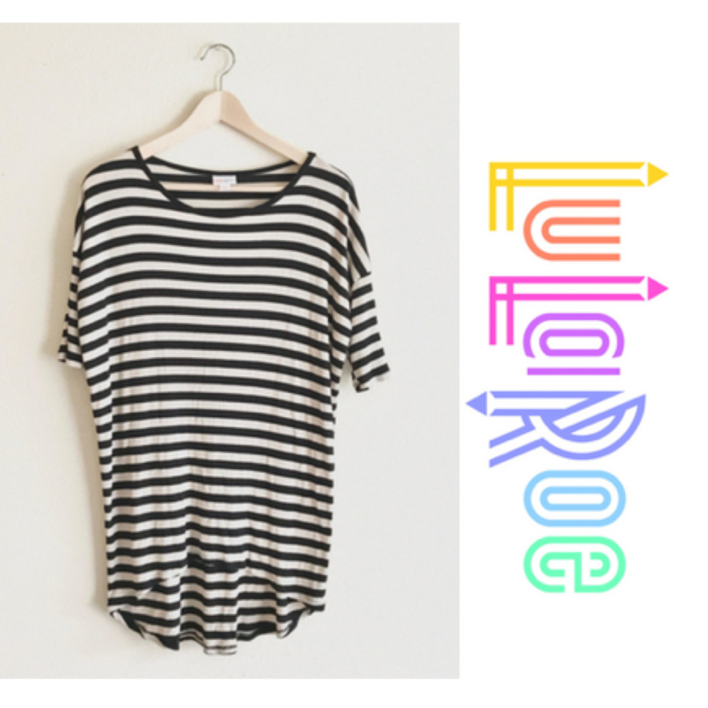 NWOT LuLaRoe Irma Striped High Low Tunic